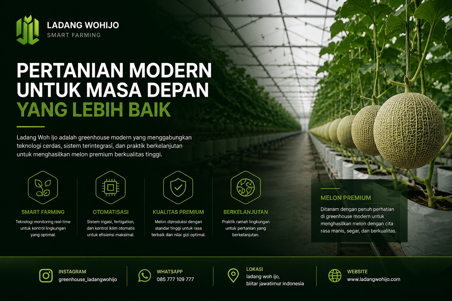 Pembangunan greenhouse bambu di Blitar oleh LadangWohIjo — solusi hemat biaya